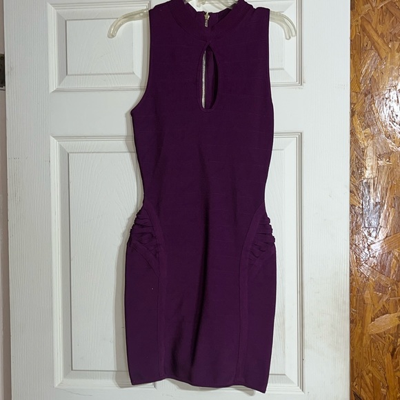 Xs-purple bodycon dress. Great condition! - Picture 1 of 2